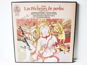 2 LP Box SIGNED BY Opera Singers COTRUBAS & SARABIA ! Les Pecheurs de Perles - Imagen 1 de 4