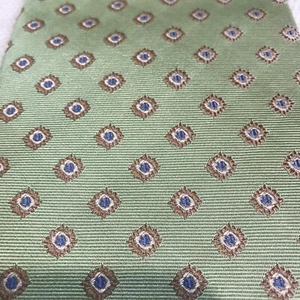 Corbata para hombre VENEZIA Trevisan hecha en Italia 100 % SETA verde seda geométrica W 4 L 60 - Imagen 1 de 9