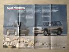 Opel Monterey Poster aus "Start Das Opel Magazin" 