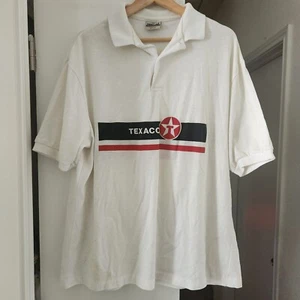 Vintage 1980s Texaco Employee Shirt Sz XXXL Made In USA Print-Ons Collar - Picture 1 of 6
