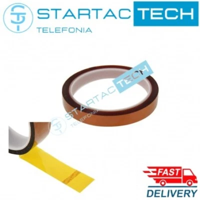 NASTRO GIALLO KAPTON PROTEZIONE BGA PCB SMT 30mt ADESIVO TERMICO ALTA TEMPERATUR - Immagine 1 di 4