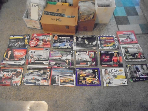 LOT OF 325 VINTAGE NHRA DRAG RACING 1980S AND UP HERO CARDS,HANDOUTS,ALL CLASSES Cover