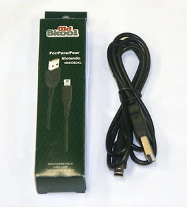 USB Charging Cable for Nintendo 3DS/DSi/NEW 3DS/2DS/XL/LL - Old Skool - Picture 1 of 2