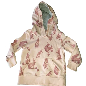 LOGG Label Of Graded Goods Toddler Pink Bunny Hoodie Size 1-1/2-2 Year - Picture 1 of 6