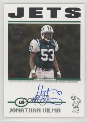 2004 Topps Signature Edition /1499 Jonathan Vilma #83 Rookie Auto RC - Image 1 of 2