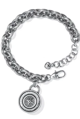 NUEVO Brazalete Disco Ferrara Plata Brighton Nuevo con Etiquetas con Bolsa de Regalo de Tela Foto 1 de 4