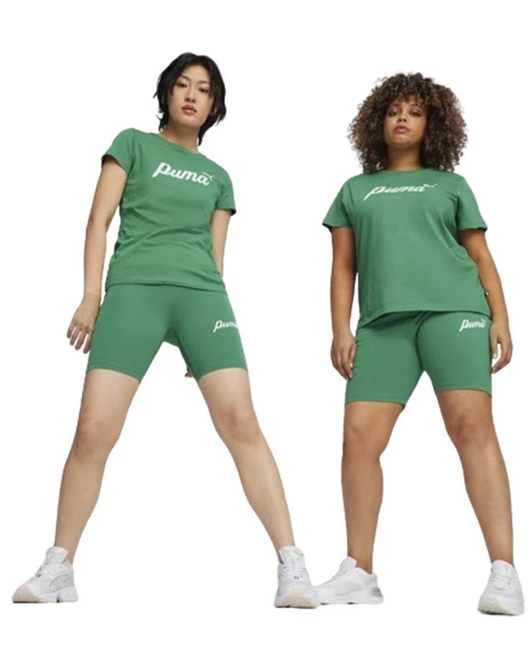 Camiseta para mujer Puma Essentials+ Script Foto 1 de 1