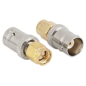 2 Pièces BNC Femelle à SMA Mâle Type Connecteur RF Adaptateur Coaxial - Afbeelding 1 van 7
