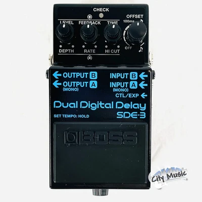 Used Boss SDE-3 Dual Digital Delay Guitar Effects Pedal ♫ - Image 1 of 4