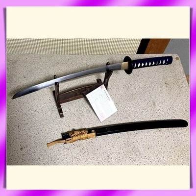 Wakizashi 脇差 “Mumei” 無銘 Espada Real Japonesa 43,1 cm Koshirae Antigua KATANA 刀 Foto 1 de 4