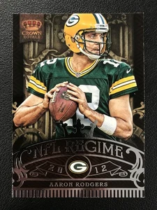 2012 Panini Crown Royale #13 Aaron Rodgers Green Bay Packers NFL Regime - Picture 1 of 2