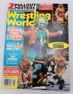 Wrestling World September 1993 Hulk Hogan Lex Luger Wcw Wwe WWF Poster! - Bild 1 von 2