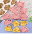 Set of 8 Premium Embossing Cookie Cutters - Transport Cake Truck Cars Plane Boat