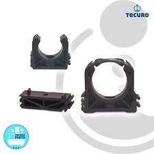 tecuro Rohrschelle - Rohrclip für PVC-U Rohr, Poolflex, HT-Rohr, erweiterbar, PP