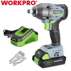 WORKPRO 20V Brushless Cordless Impact Wrench 1/2" Electric Impact Gun 370 ft-lbs - Picture 1 of 10