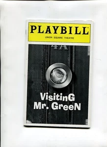 Broadway Playbill 1998 visitando al Sr. Verde Eli Wallach - Imagen 1 de 2
