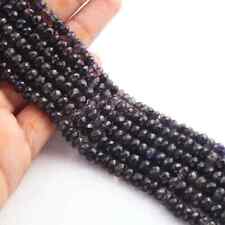 1 Strands Iolite Rondelles,Faceted Roundelle Beads, Gemstone beads, Rondel beads