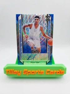 🔥 ISAIAH TODD RARE ROOKIE LEAF METAL BLUE WAVE AUTO /30 WASHINGTON WIZARDS 🔥 - Picture 1 of 2