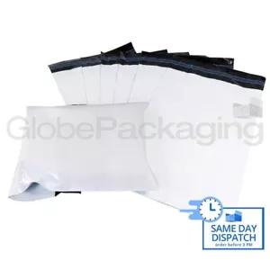 Piccole borse postali poli per spedizione bianche resistenti 6x9"" 6""x9"" (170x240 mm) - Foto 1 di 5