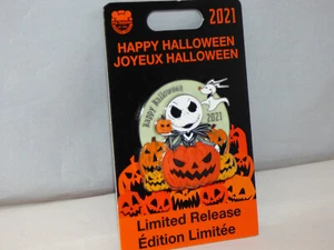 Disney Pins - 2021 - Happy Halloween - Jack Skellington and Zero - Picture 1 of 4