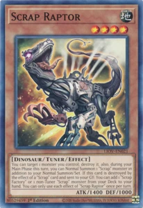 Scrap Raptor x3 Yu-Gi-Oh! TCG 1st Ed Common Playset - Picture 1 of 1