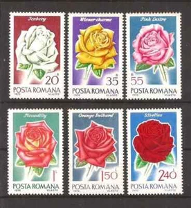 Romania, 1970 Roses full set, 6v,  MNH - Picture 1 of 1