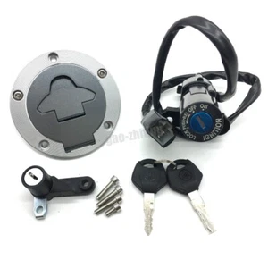 Nuevo juego de bloqueo de asiento interruptor de encendido combustible gasolina para Yamaha YZF-R3/R25 2015-2019 - Imagen 1 de 10