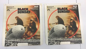 BLACK SUNDAY 1976 RCA Video Disc RCA Home Movie Disc 1 AND Disc 2 1982 - Imagen 1 de 12