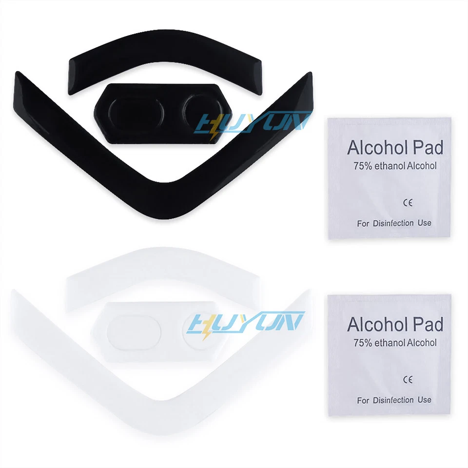 2Sets Rounded Curved Edges Mouse Feet Skates for Alienware AW310 510 610M Mouse - Image 1 of 4