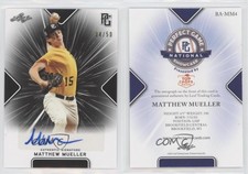 2021 Leaf Perfect Game National Showcase Black /50 Matthew Mueller #BA-MM4 Auto
