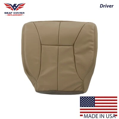 Compatible 1998 1999 2000 2001 2002 Dodge Ram Cuero Sintético Cubierta de Asiento Tostado Foto 1 de 4