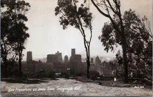 RPPC  San Francisco Telegraph Hill  ,California c1946 Postcard - Picture 1 of 2