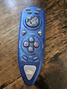 PlayStation 2 PS2 DVD Remote Control Pelican Brand Blue - Picture 1 of 7