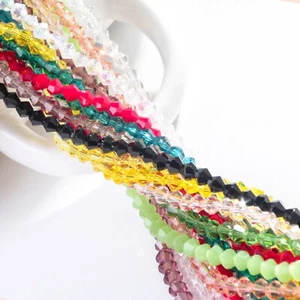 Briolette Facettierte Glas Kristall Perlen Basteln Acryl Schmuck Herstellung Zum Selbermachen Kit  - Bild 1 von 21