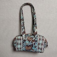 Vera Bradley, Java Blue Paisley Print, Weekender Bag Travel Size Duffle Bag