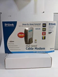 D-Link DCM 201 (DCM-201) 38 Mbps High Speed Cable Modem - Picture 1 of 8
