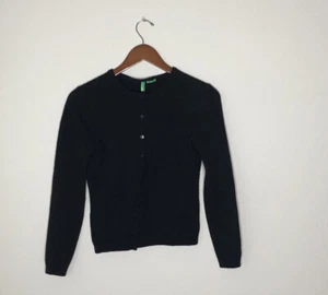 Benetton boys size S Small Lana Wool Button Up Cardigan - Picture 1 of 7