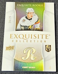 2019-20 UD Exquisite Collection Gold /25 Spectrum Rookie Cody Glass RC #05R-CG - Picture 1 of 2