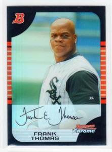 2005 Bowman Chrome Refractor #10 Frank Thomas T2 - Picture 1 of 1