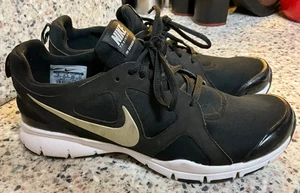 NIKE TRAINING IN SEASON TR2 SIZE 8/39 BLACK/GOLD - Picture 1 of 11