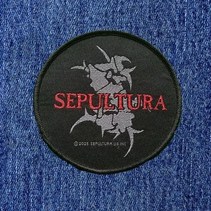 SEPULTURA - LOGO TRIBAL (NEUF) COUTURE SUR PATCH MARCHANDISE OFFICIELLE BANDE - Photo 1/1