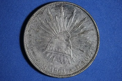 1901 Mo A.M. UN PESO PLATA #K56126 Foto 1 de 2