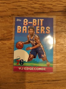 VJ Edgecombe 8-Bit Ballers Topps Basketball 2025/26 76ers Rookie RC #8B-33 - Bild 1 von 2