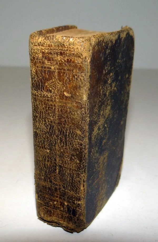 Psalms of David Americanized Isaac Watts Mini Leather Book 1823 Foto 1 de 1