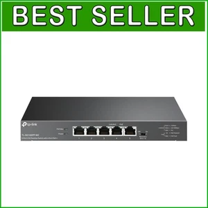 Efficient 2.5 Gigabit Switch - 4 PoE++ Ports @ 123W for Seamless Connectivity - Picture 1 of 9
