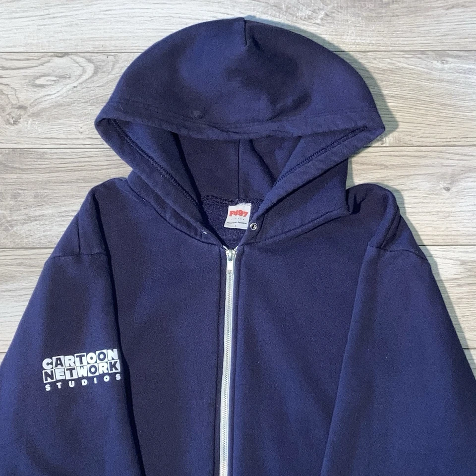 Sudadera con capucha con cremallera para empleado de Cartoon Network Studios rara L Foto 1 de 4