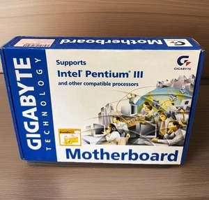 Vintage New gigabyte ga-6oxe Intel 815EP Motherboard - Picture 1 of 10
