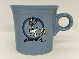 Vintage 1994 Homer Laughlin Fiesta HLC Bugs Bunny O Ring Blue Mug - Preowned - Picture 1 of 17