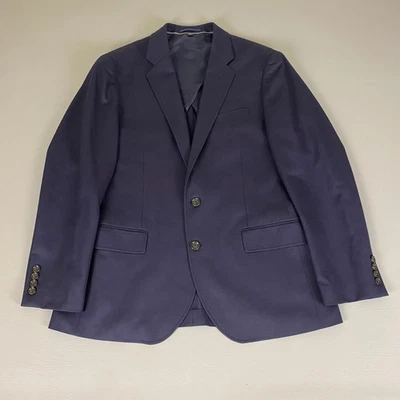 Костюм блейзер J Crew Ludlow куртка 40S приталенный темно-синий шерстяной Vitale Barberis Canonico - Изображение 1 из 4