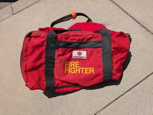 Bolsa de equipo de bomberos vintage hecha en EE. UU. Gran capitán de #504 - Imagen 1 de 9